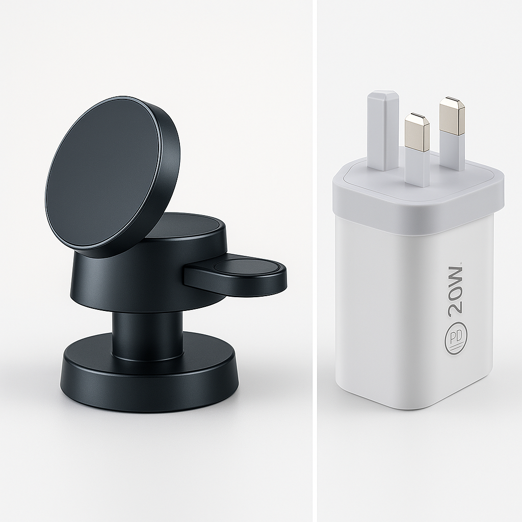 3-in-1 Magnetic Wireless Charger with Night Lamp