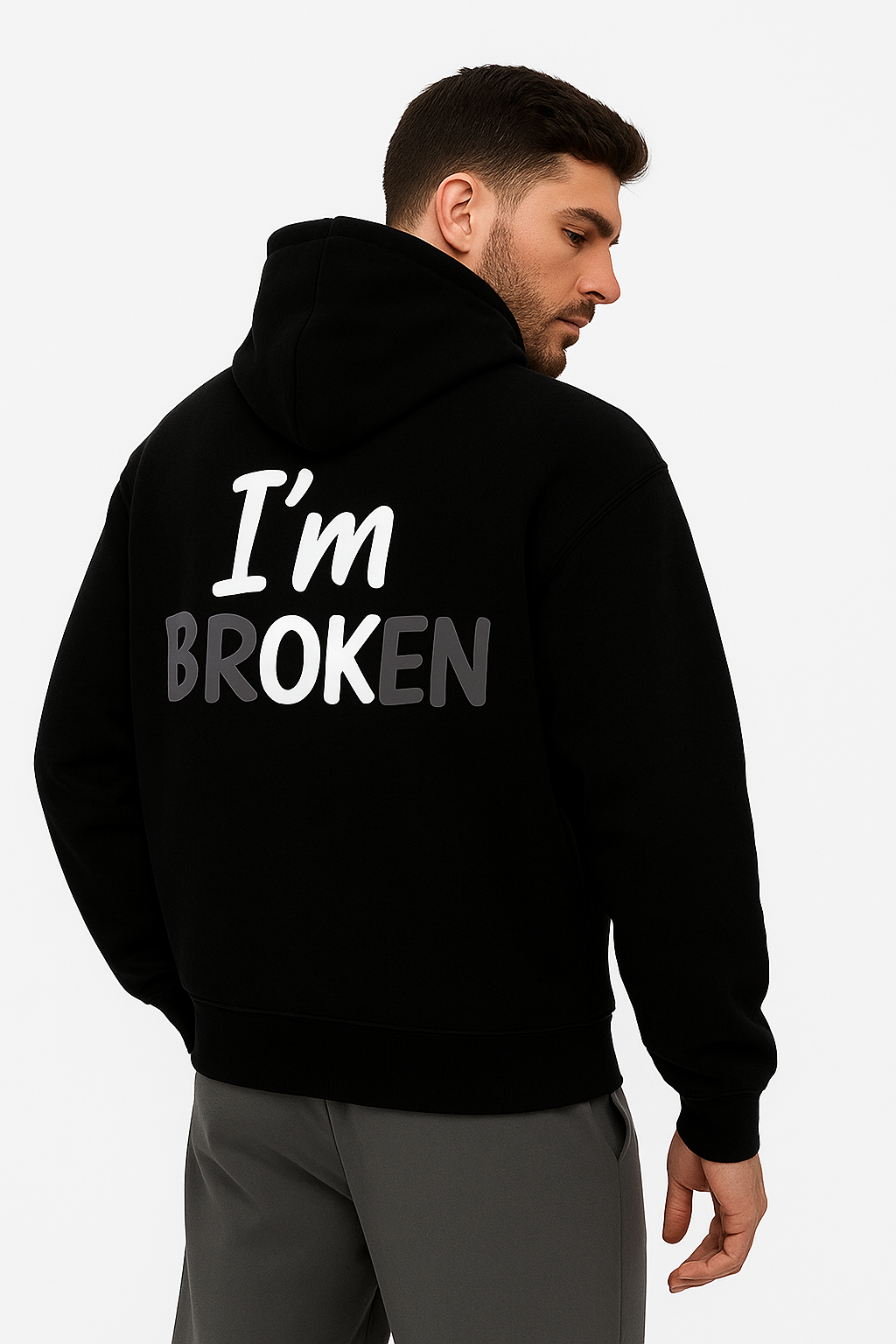 "I'm OK" Hoodie β Oversized Fit, Street-Ready