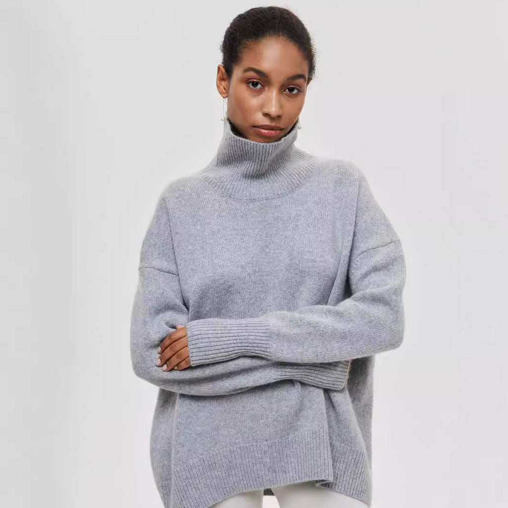 Premium Winter Turtleneck Sweater for Women | Soft No-Itch Knit