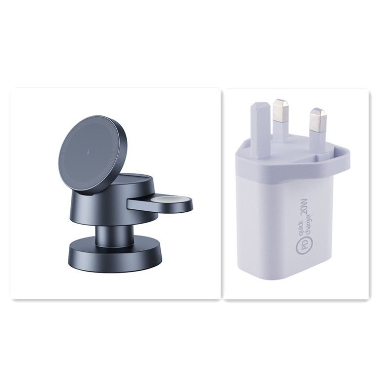 3-in-1 Magnetic Wireless Charger with Night Lamp