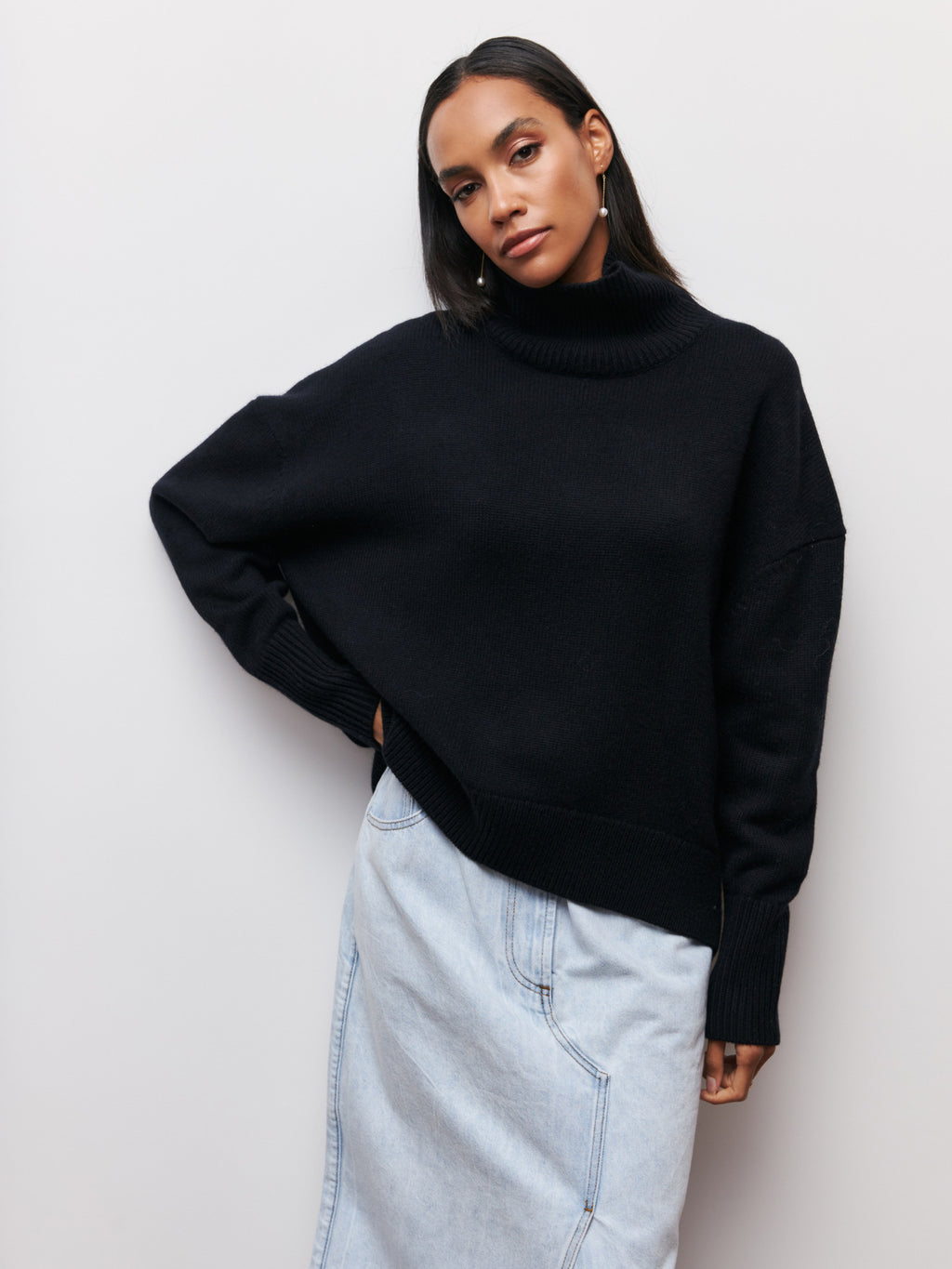 Premium Winter Turtleneck Sweater for Women | Soft No-Itch Knit