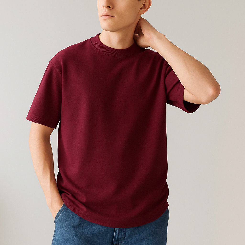 Plus Size Oversized Cotton T-Shirt for Men – Retro Style