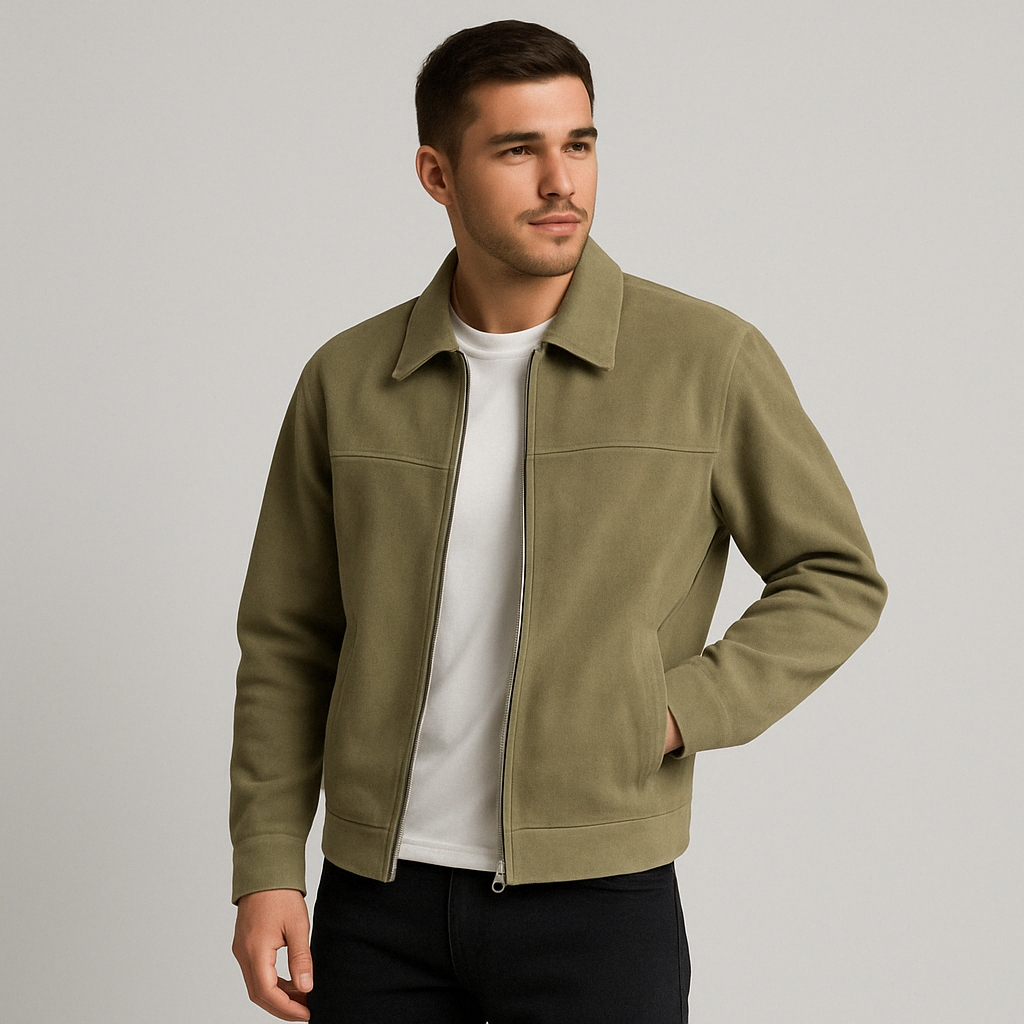 Men’s Retro PU Leather Jacket | Vintage Loose Fit