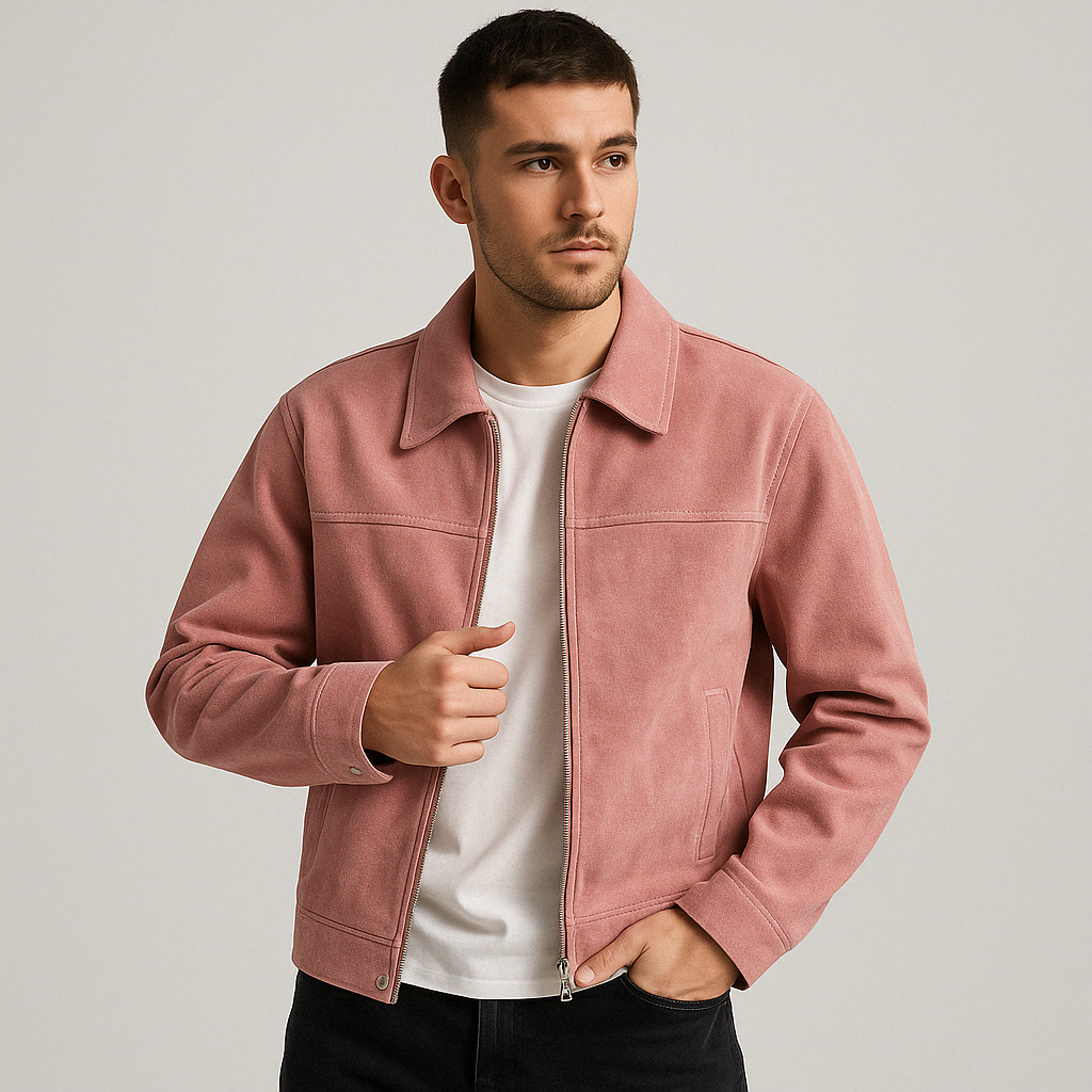Men’s Retro PU Leather Jacket | Vintage Loose Fit