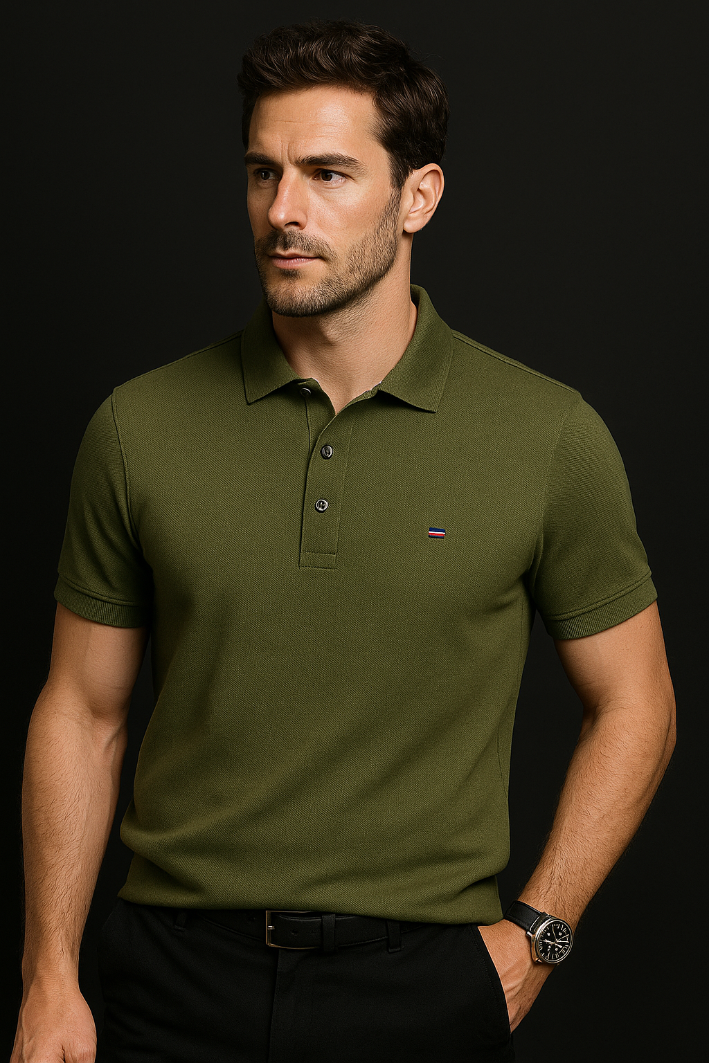 Men's Summer Polo Shirt – Lightweight, Trendy, Short Sleeve