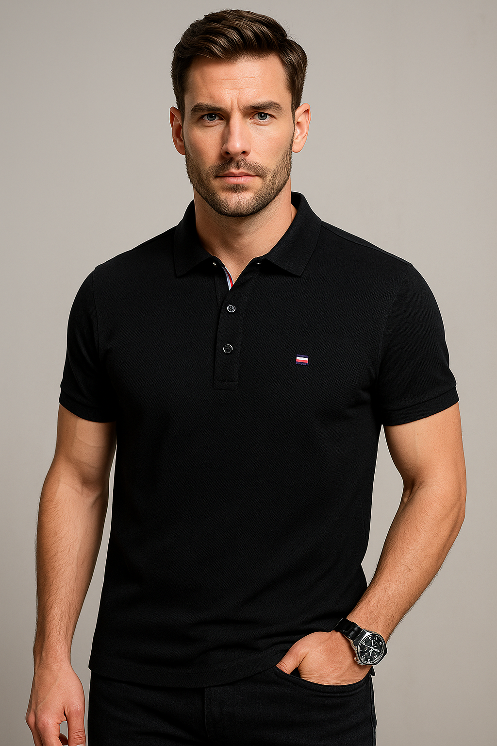 Men's Summer Polo Shirt – Lightweight, Trendy, Short Sleeve