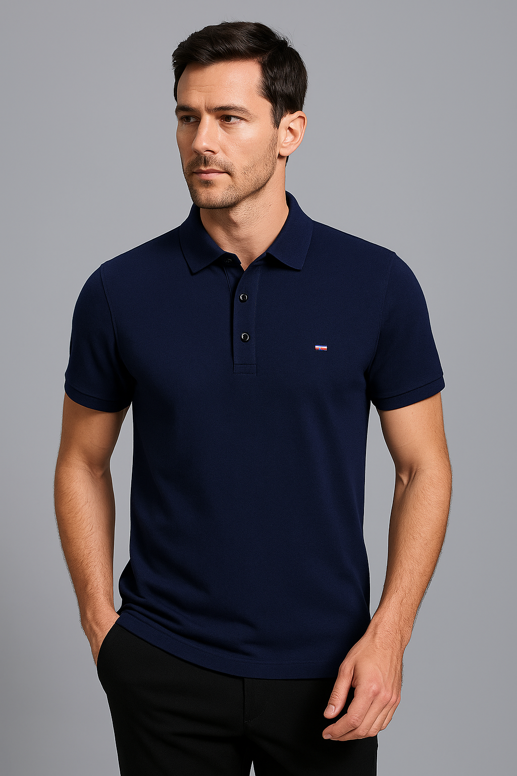 Men's Summer Polo Shirt – Lightweight, Trendy, Short Sleeve
