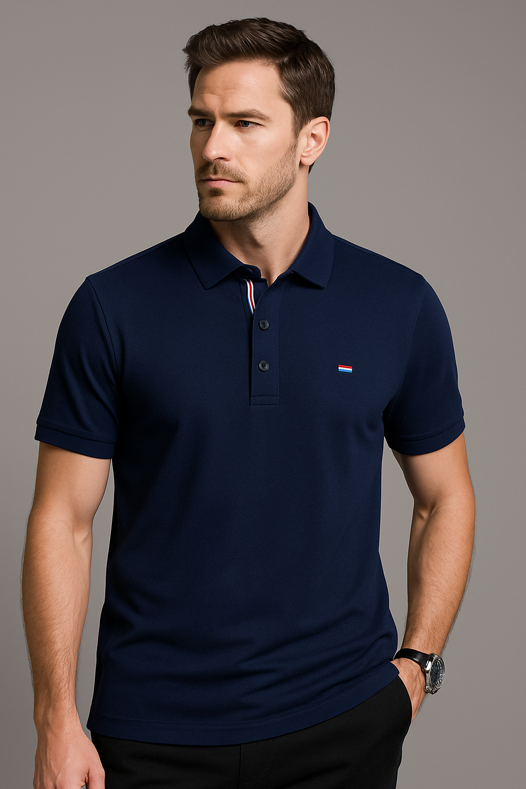 Men's Summer Polo Shirt – Lightweight, Trendy, Short Sleeve
