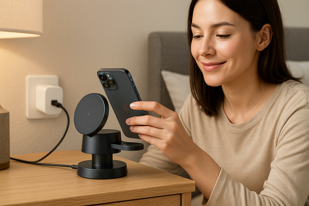 3-in-1 Magnetic Wireless Charger with Night Lamp