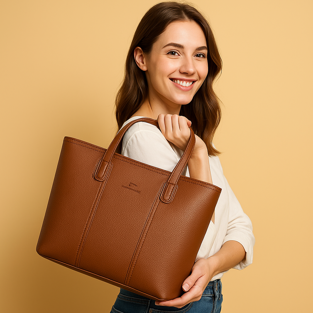 Women's Waterproof Tote Bag – Large Capacity Fashion Shoulder Handbag