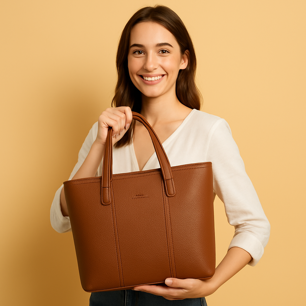 Women's Waterproof Tote Bag – Large Capacity Fashion Shoulder Handbag