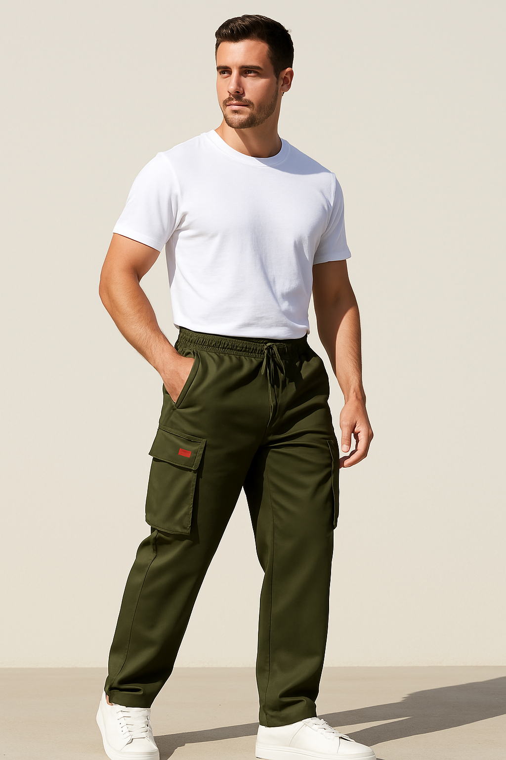 “multi-purpose cargo pants”