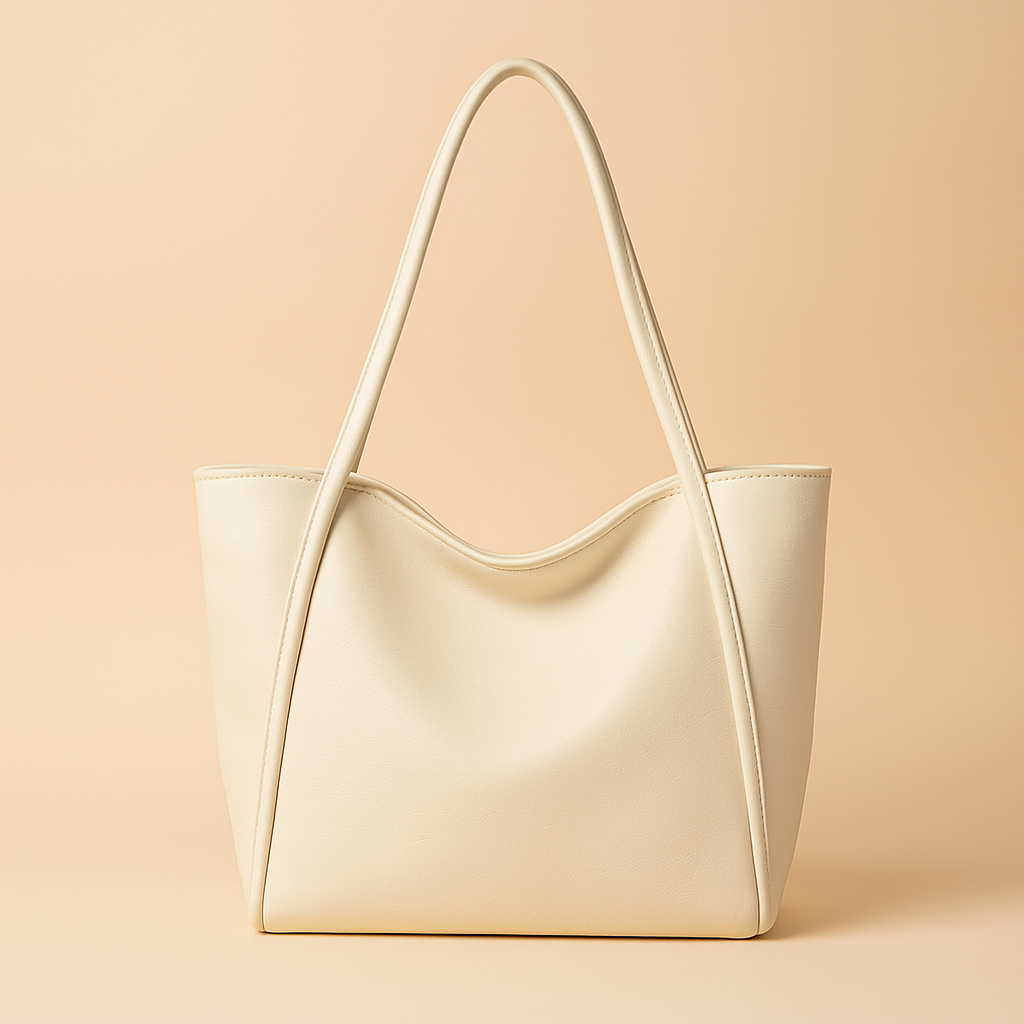 Women’s Soft Leather Shoulder Tote Bag | Large Capacity