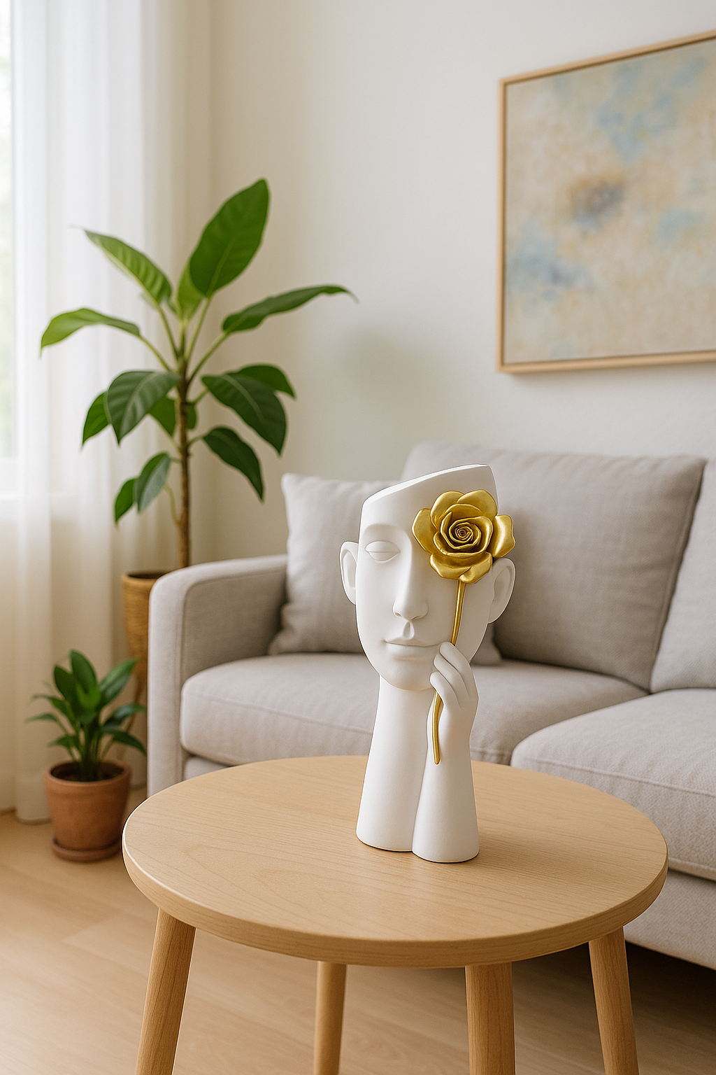 Luxury Art Vase Modern Designer Home Decor Elegant Centerpiece