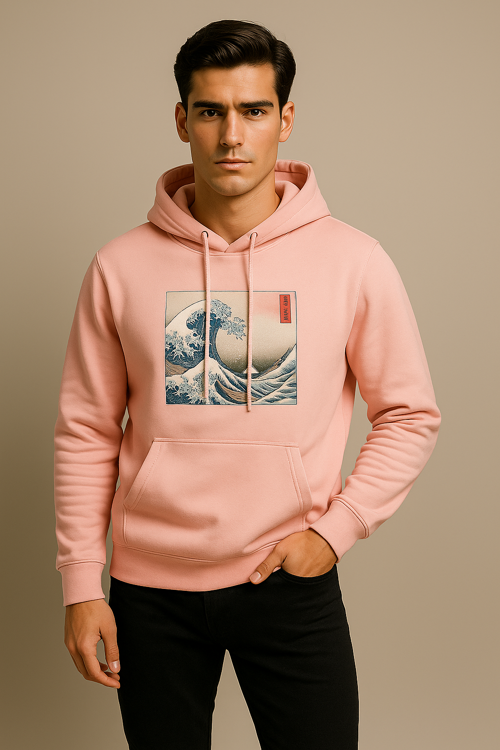 Luxury Unisex “Great Wave” Sweatshirt — Premium Streetwear Pullover