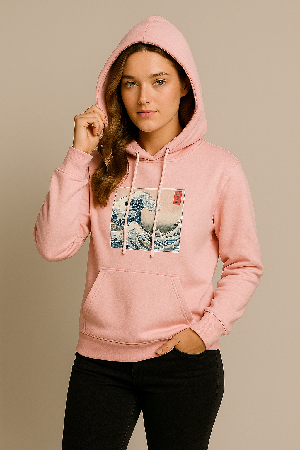 Luxury Unisex “Great Wave” Sweatshirt — Premium Streetwear Pullover