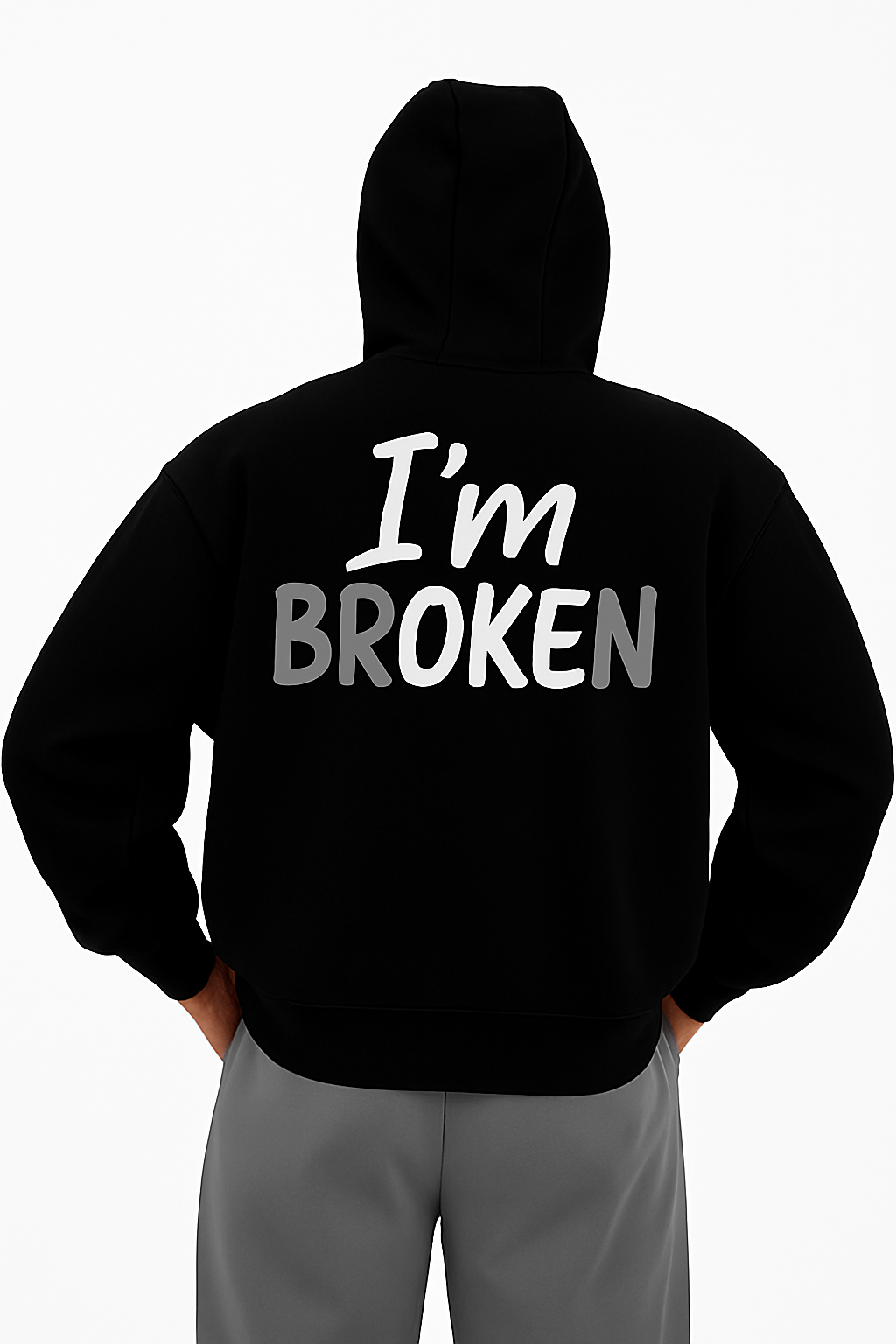 "I'm OK" Hoodie – Oversized Fit, Street-Ready