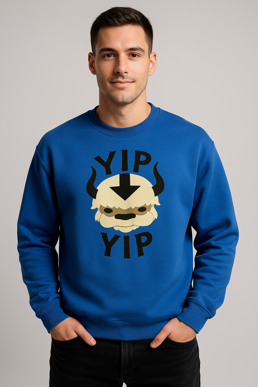 Avatar: The Last Airbender Men's Fleece Sweatshirt – Cozy Anime-Inspired Pullover