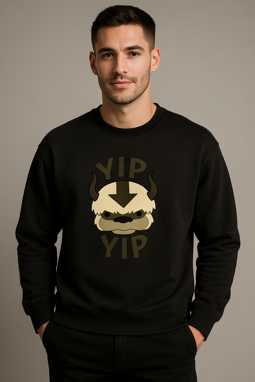 Avatar: The Last Airbender Men's Fleece Sweatshirt – Cozy Anime-Inspired Pullover