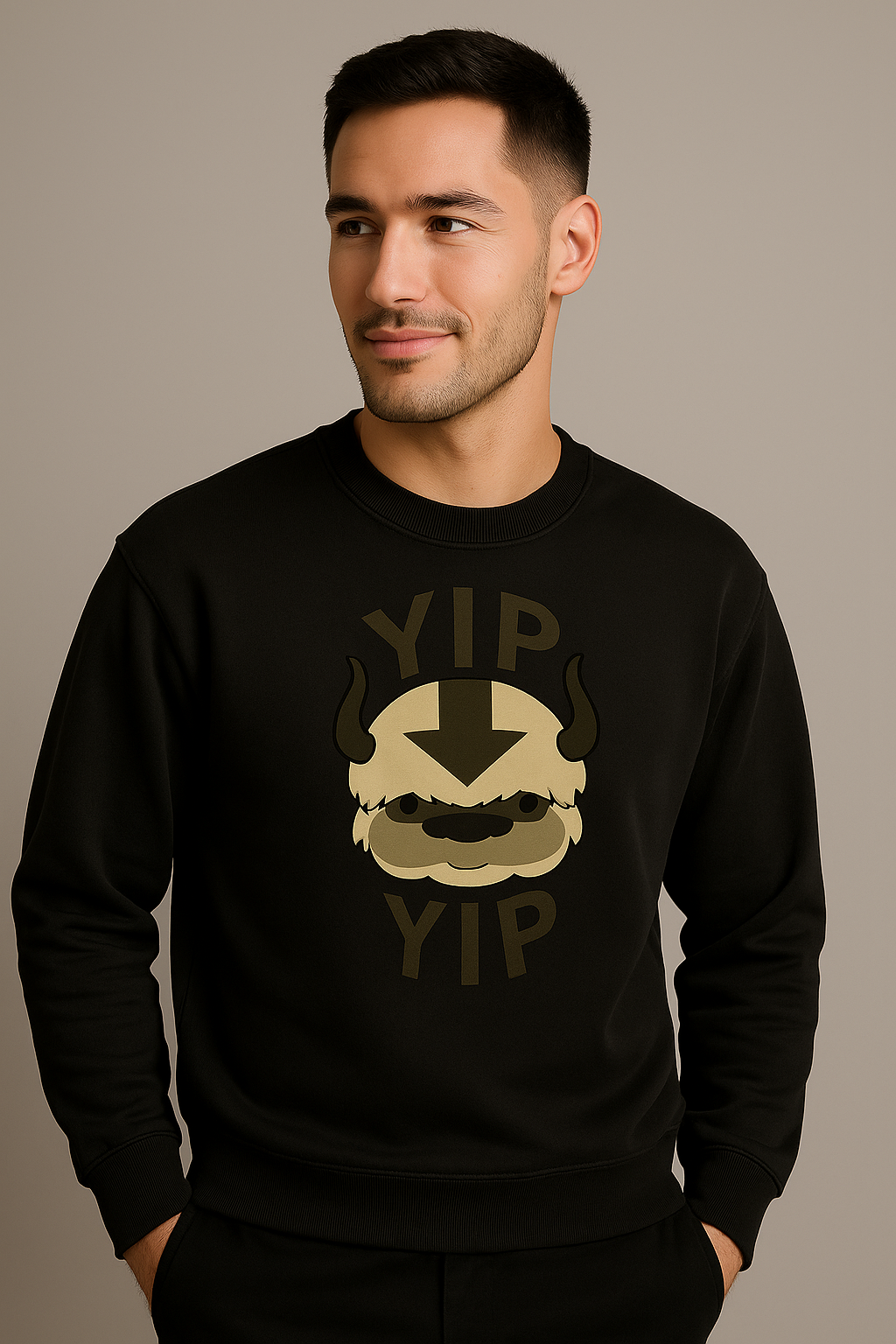 Avatar: The Last Airbender Men's Fleece Sweatshirt – Cozy Anime-Inspired Pullover