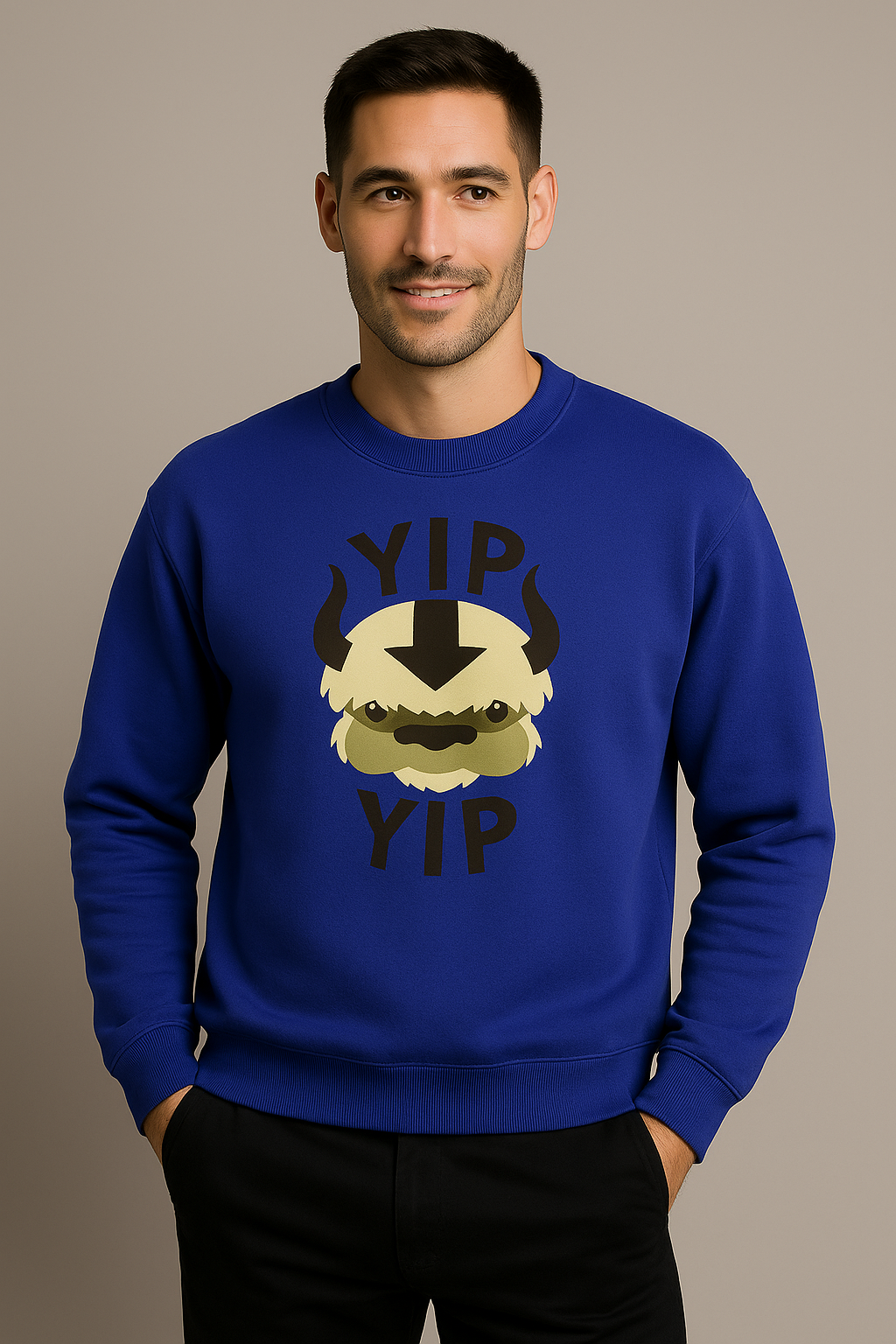 Avatar: The Last Airbender Men's Fleece Sweatshirt – Cozy Anime-Inspired Pullover