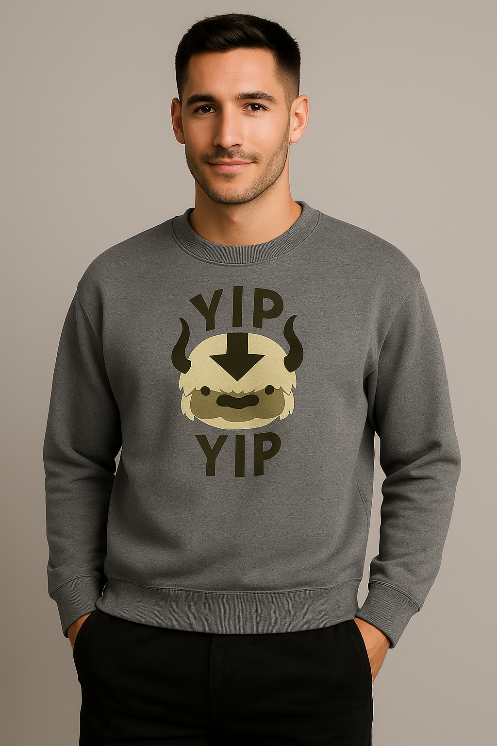 Avatar: The Last Airbender Men's Fleece Sweatshirt – Cozy Anime-Inspired Pullover