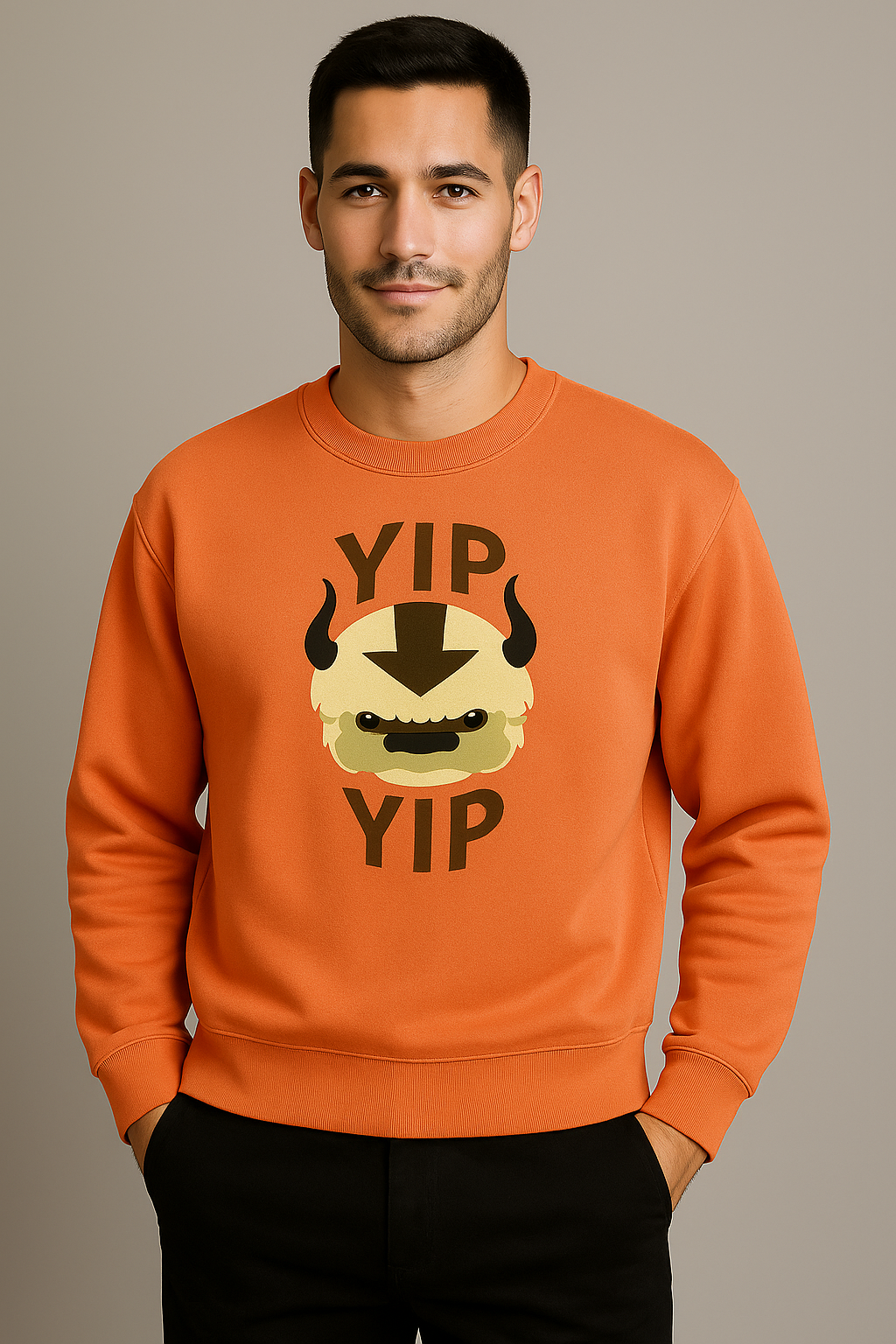 Avatar: The Last Airbender Men's Fleece Sweatshirt – Cozy Anime-Inspired Pullover