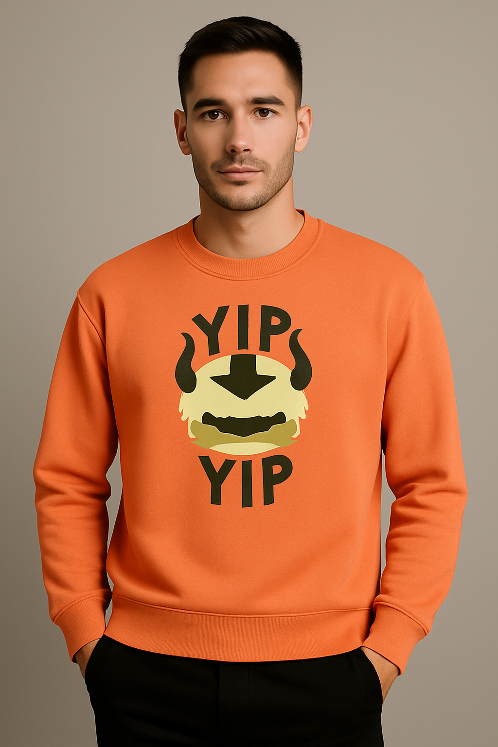 Avatar: The Last Airbender Men's Fleece Sweatshirt – Cozy Anime-Inspired Pullover