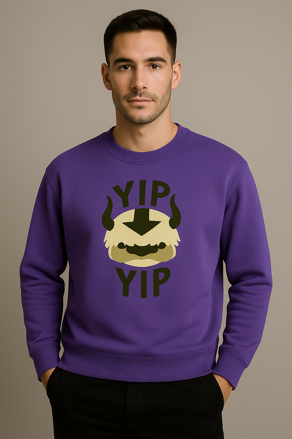 Avatar: The Last Airbender Men's Fleece Sweatshirt – Cozy Anime-Inspired Pullover