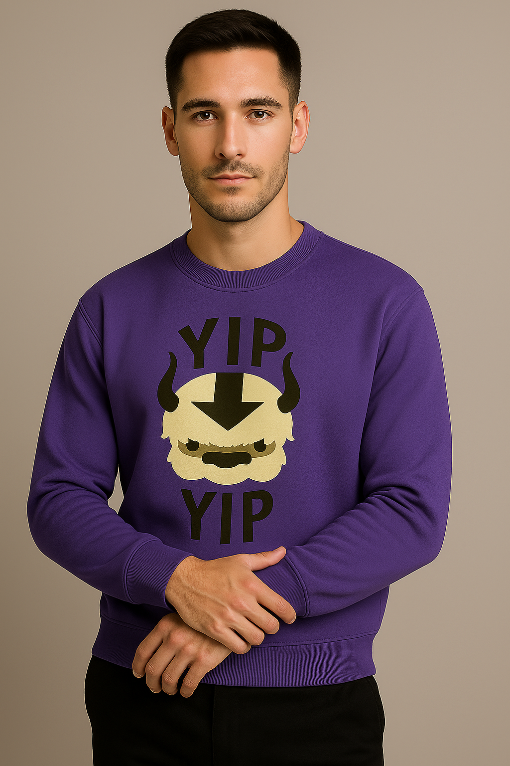Avatar: The Last Airbender Men's Fleece Sweatshirt – Cozy Anime-Inspired Pullover