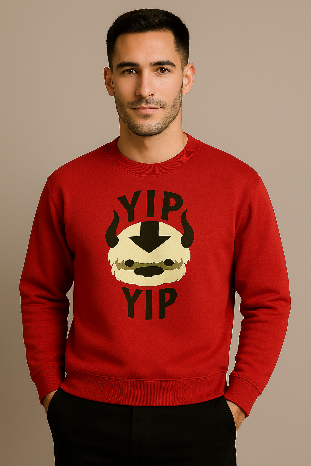 Avatar: The Last Airbender Men's Fleece Sweatshirt – Cozy Anime-Inspired Pullover