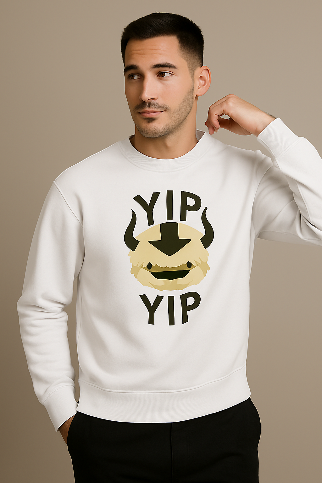 Avatar: The Last Airbender Men's Fleece Sweatshirt – Cozy Anime-Inspired Pullover