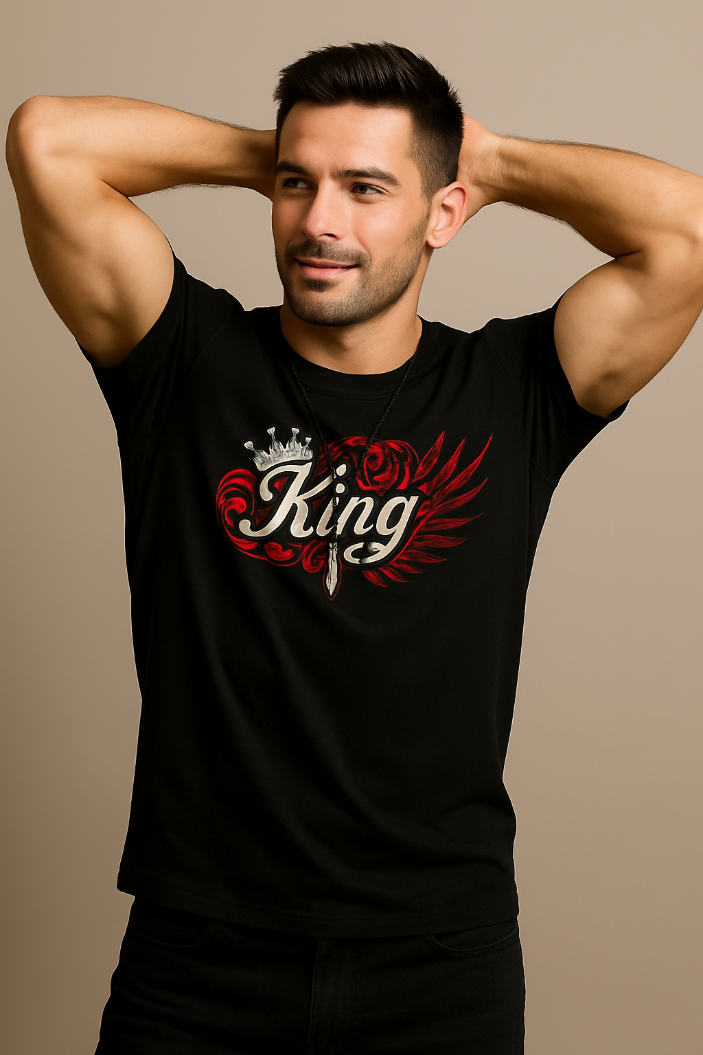 Men’s Premium Cotton Crew-Neck Short-Sleeve Tshirt