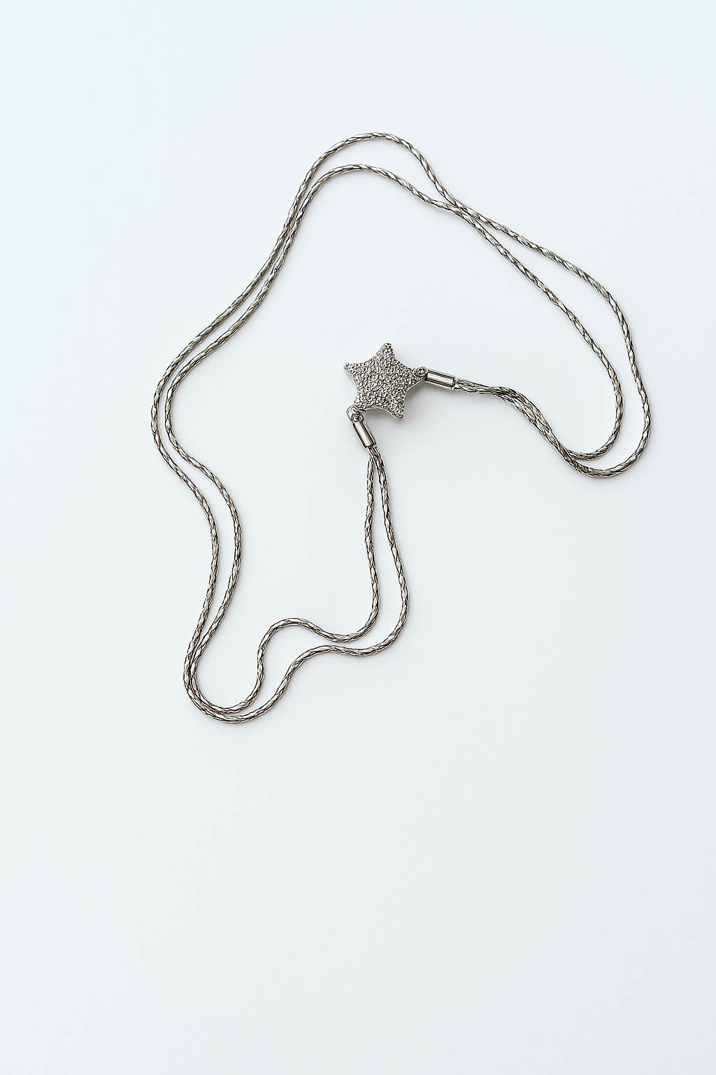 Magnetic Star Necklace – Dainty Rhinestone Clavicle Chain for Women