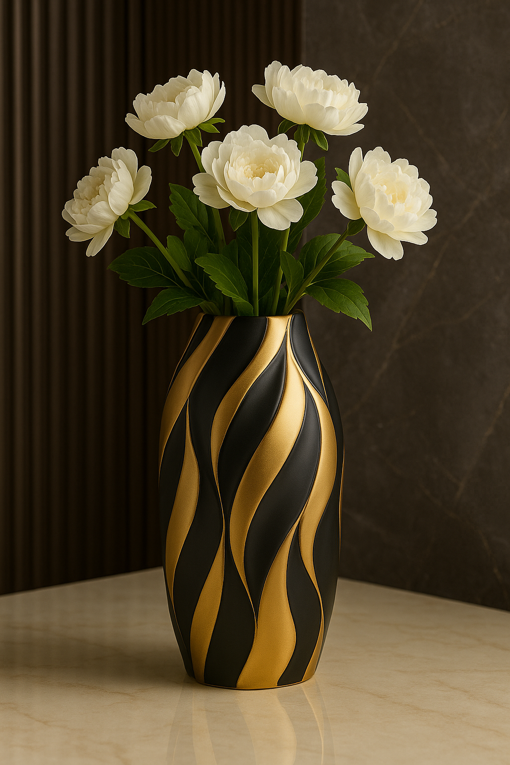 Luxury Ceramic Vase – Modern Home Decor Accent for Living Room