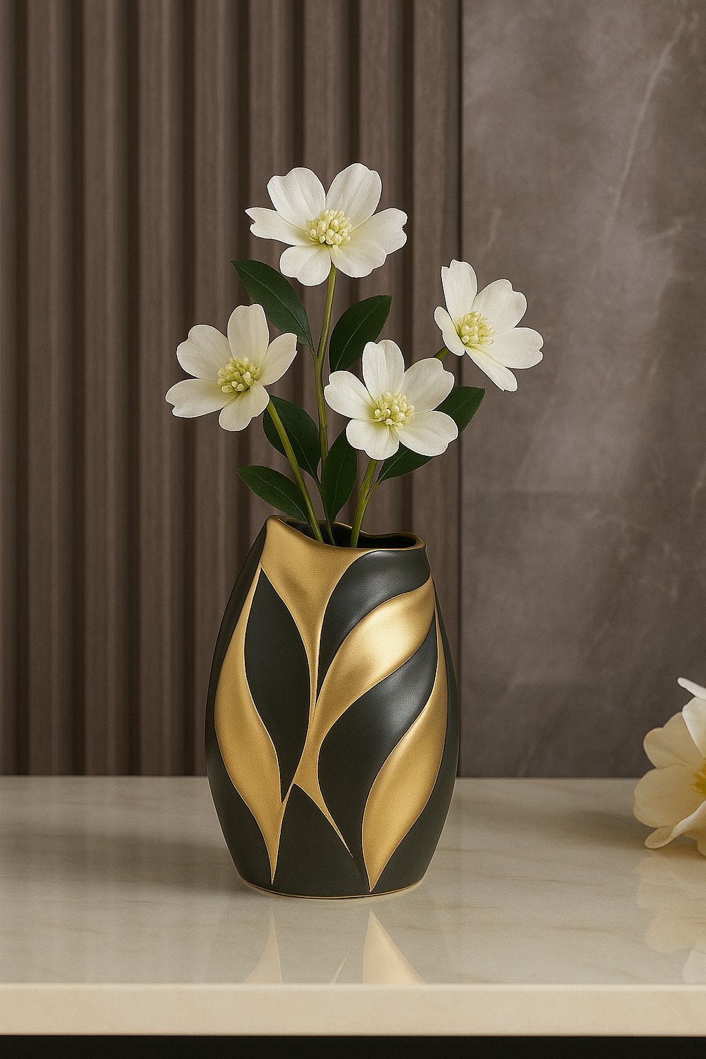 Luxury Ceramic Vase – Modern Home Decor Accent for Living Room