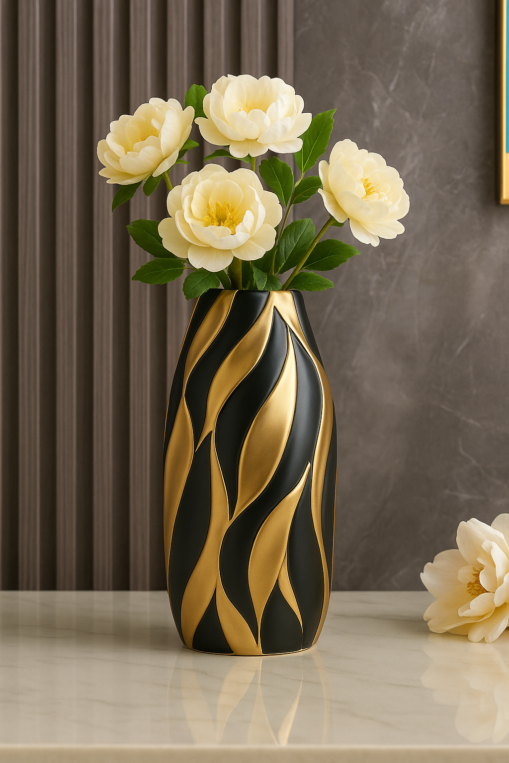 Luxury Ceramic Vase – Modern Home Decor Accent for Living Room