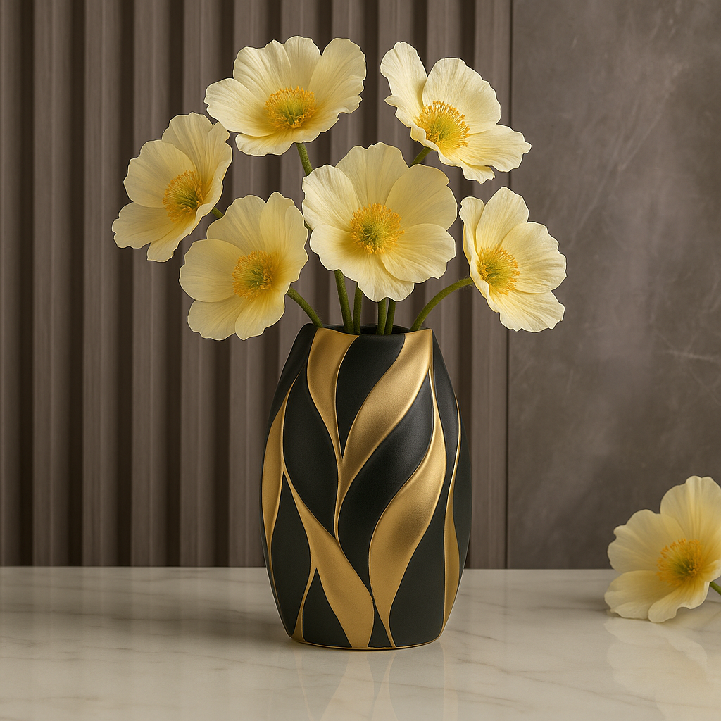 Luxury Ceramic Vase – Modern Home Decor Accent for Living Room