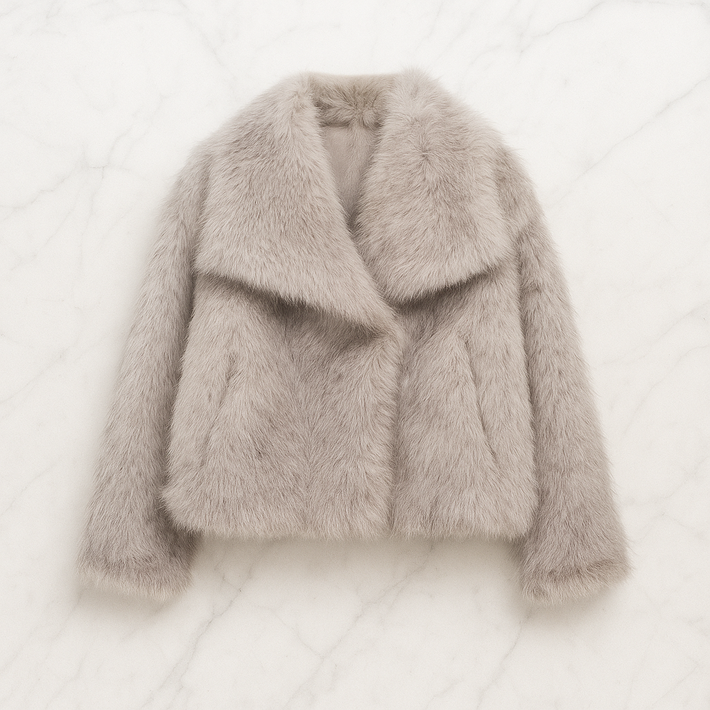 Women’s Teddy Faux Fur Coat – Plush Warm Winter Jacket