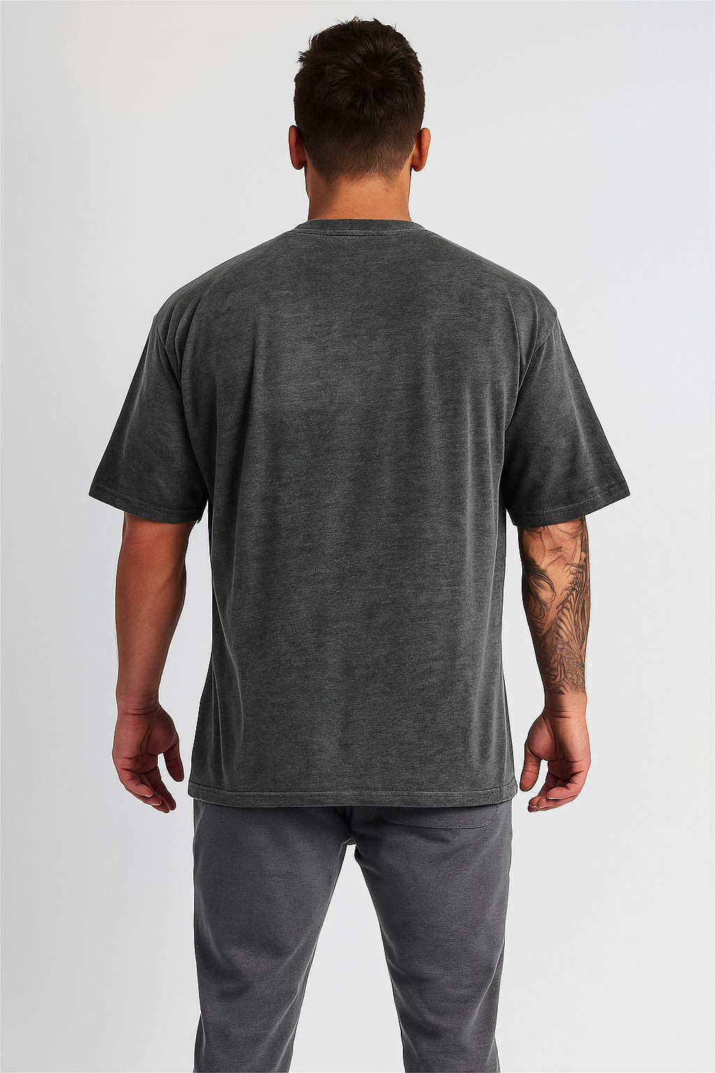 Muscle-Fit Bodybuilding T-Shirt | Five-Point Sleeve