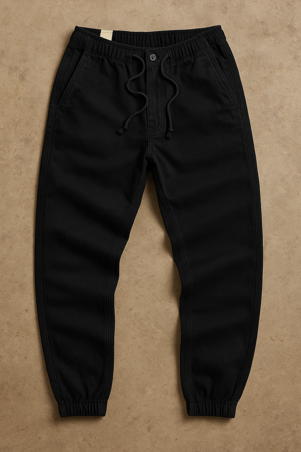 Men's Durable Cargo Pants: Wear-Resistant Solid Color Workwear
