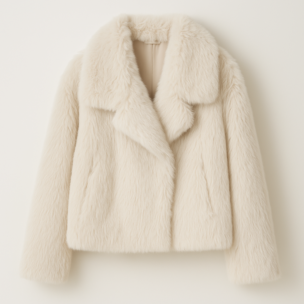Women’s Teddy Faux Fur Coat – Plush Warm Winter Jacket