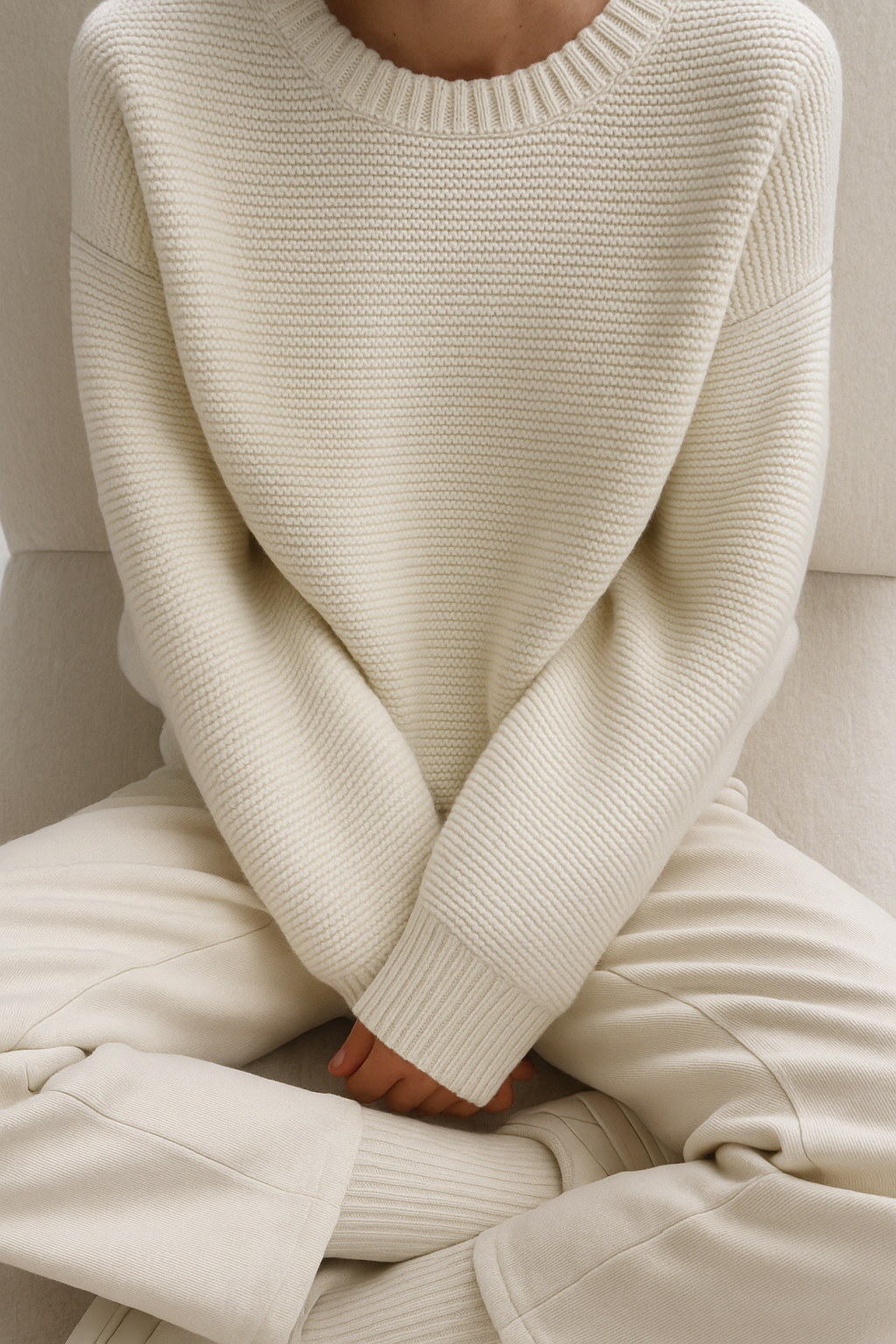 Classic Women’s Knitted Sweater – Premium Soft Knit